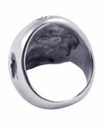 Bague Tête de Mort Runique