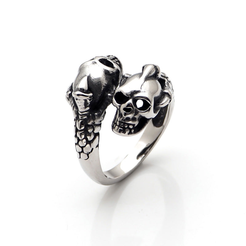 Bague Tête de Mort Souffle Maudit