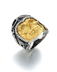 Bague Tête de Mort Valkyrie (Acier)