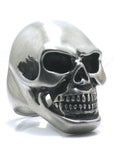 Bague Tête de Mort en Acier