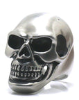 Bague Tête de Mort en Acier