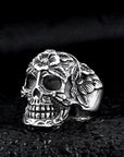 Bague Valkyrie Floral en Acier