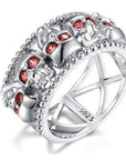 Bague Viking Mortuaire Femme en Argent