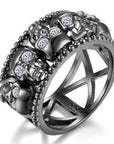 Bague Viking Mortuaire Femme en Argent