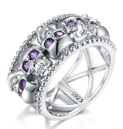 Bague Viking Mortuaire Femme en Argent