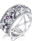 Bague Viking Mortuaire Femme en Argent