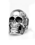 Bague Viking Valkyrie en Acier Tête de Mort