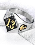 Bague des Valkyries 13 en Acier Inoxydable