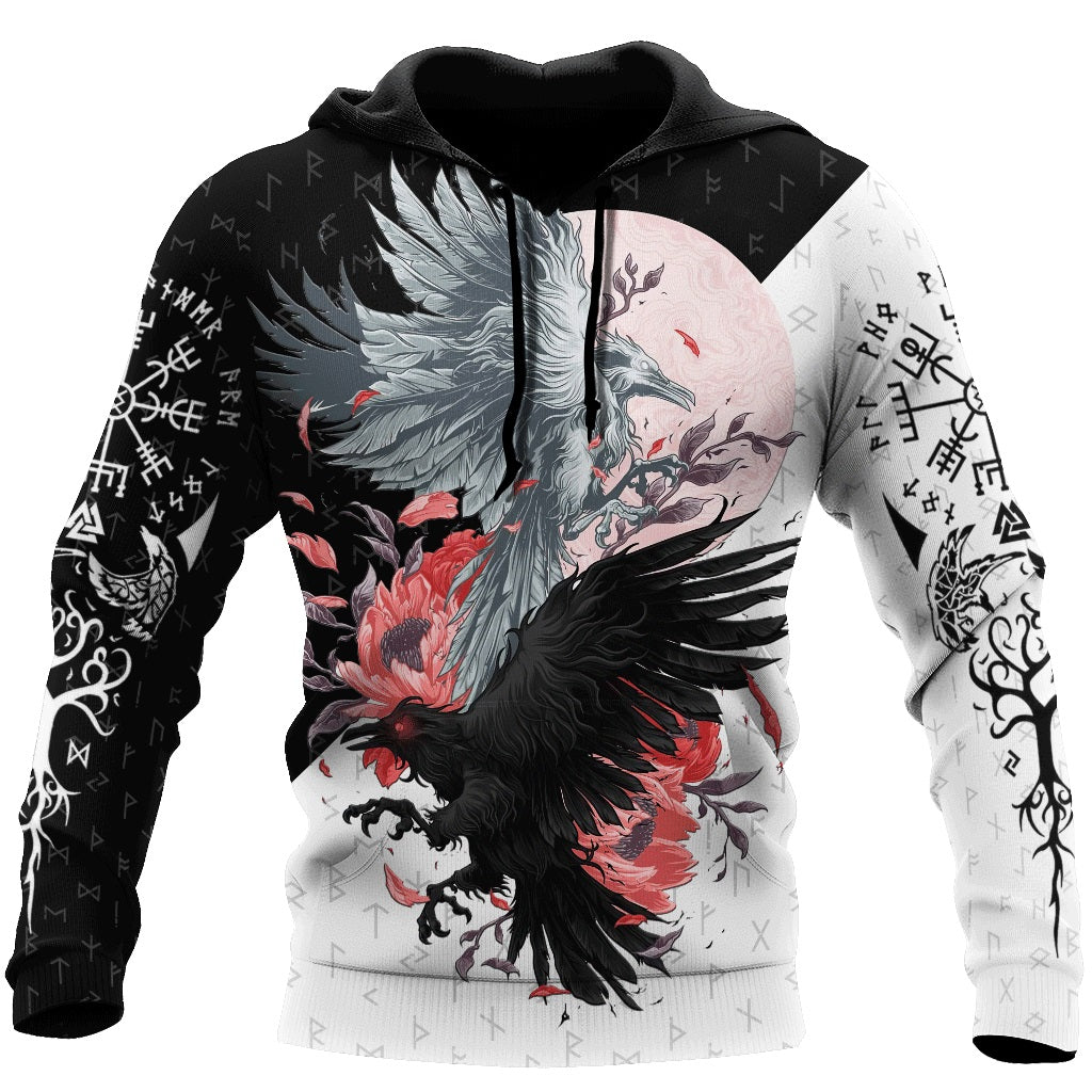Sweat-shirt viking avec aigle d’Odin