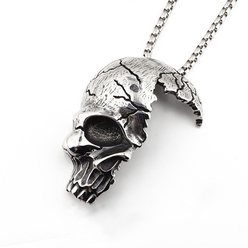 Collier Tête de mort brisée