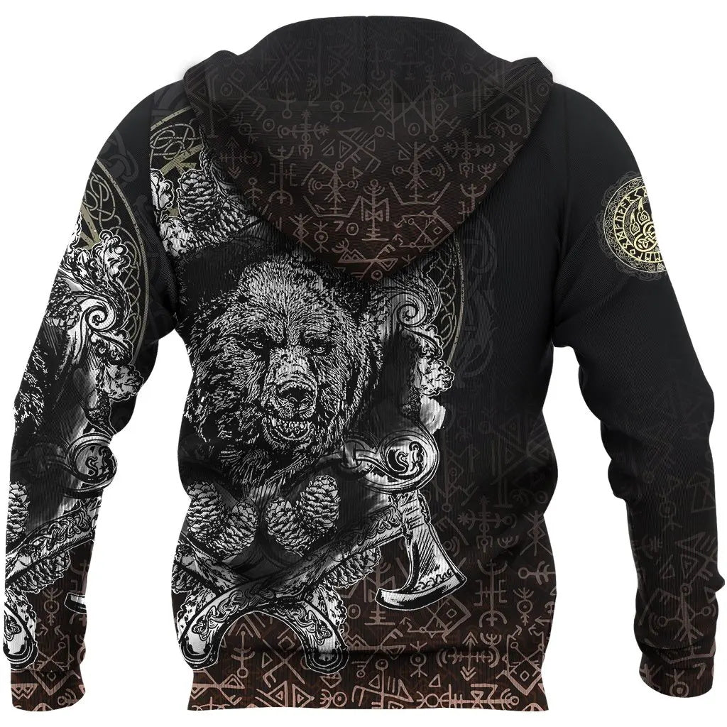 Sweat-shirt viking esprit de l'ours berserker