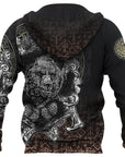 Sweat-shirt viking esprit de l'ours berserker