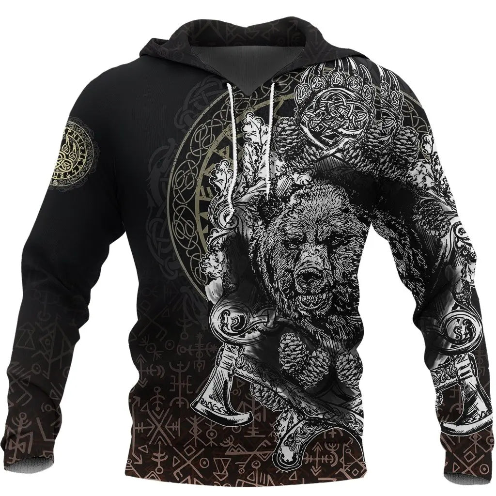 Sweat-shirt viking esprit de l'ours berserker