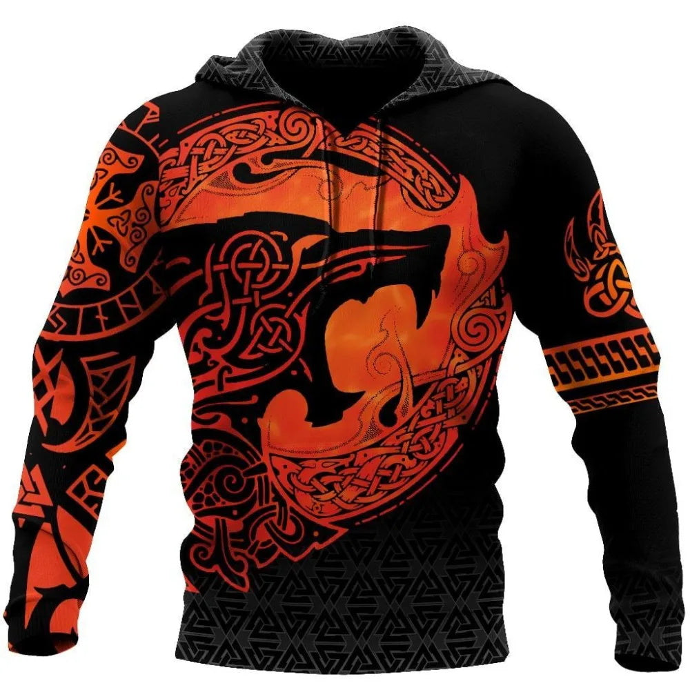 Sweat-shirt Viking Loup Du Ragnarök
