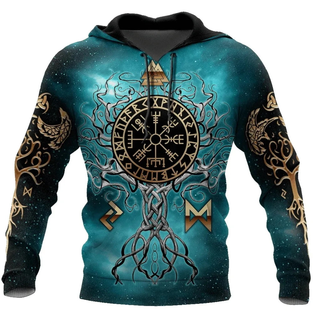 Sweat-shirt viking de l'univers Yggdrasil