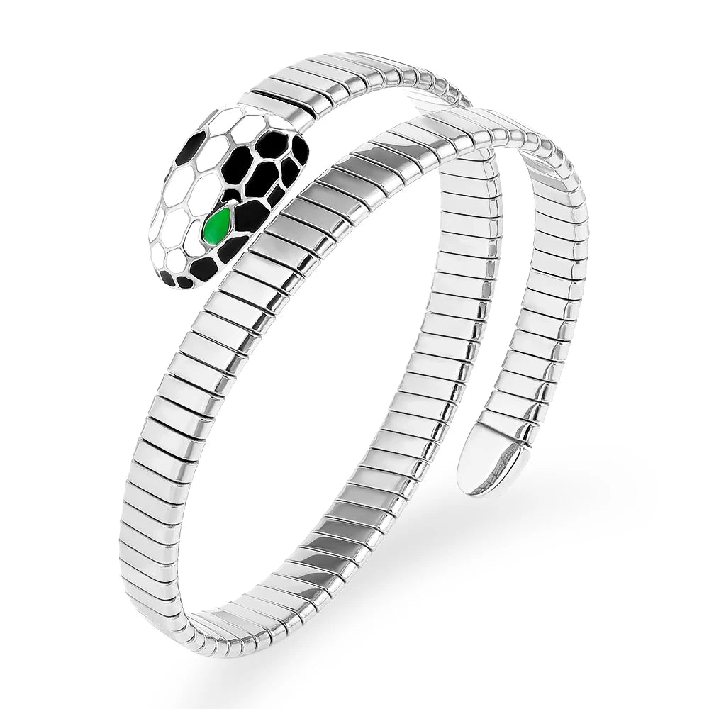 Bracelet Serpent Givre de Nuit