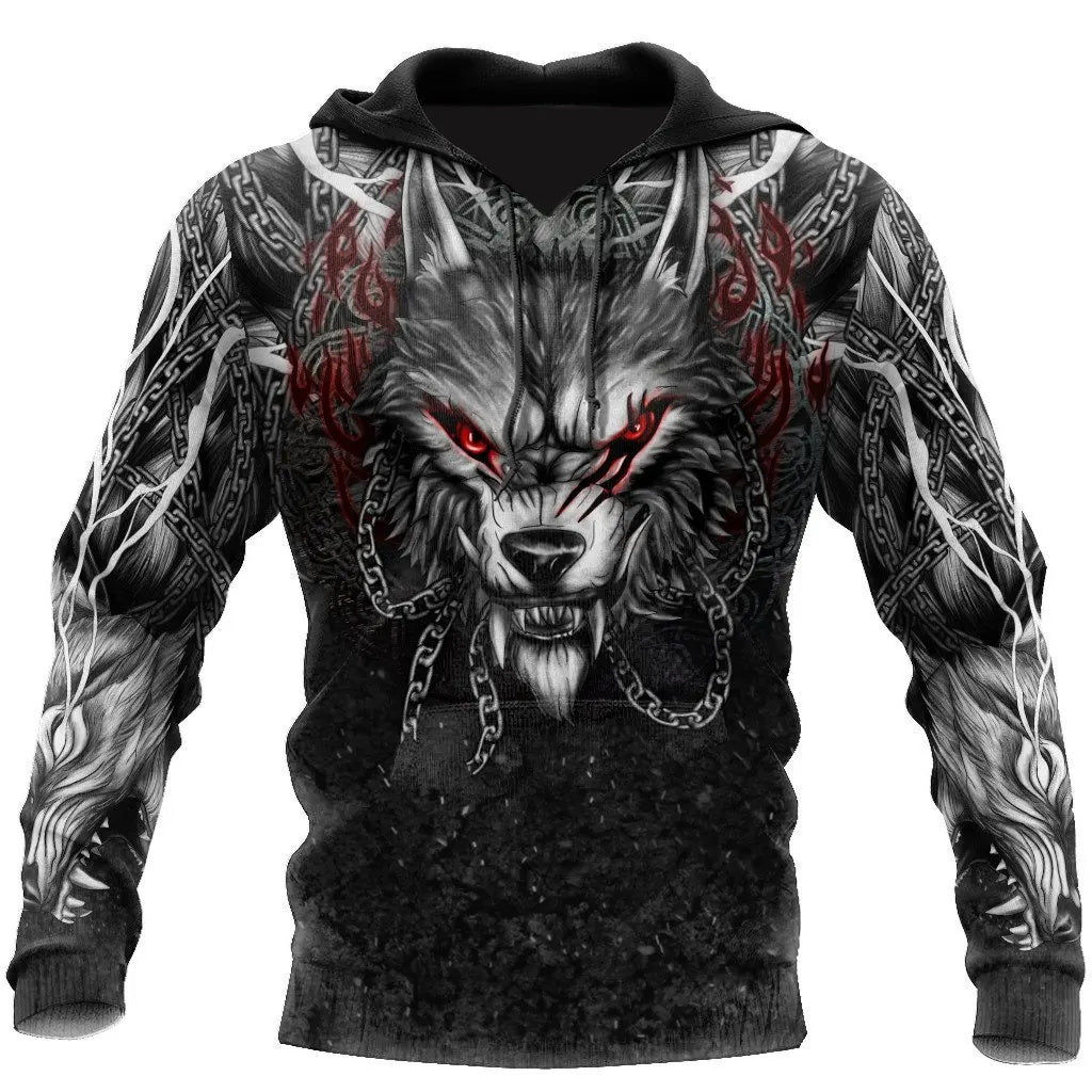 Sweat-shirt viking Loup Alpha