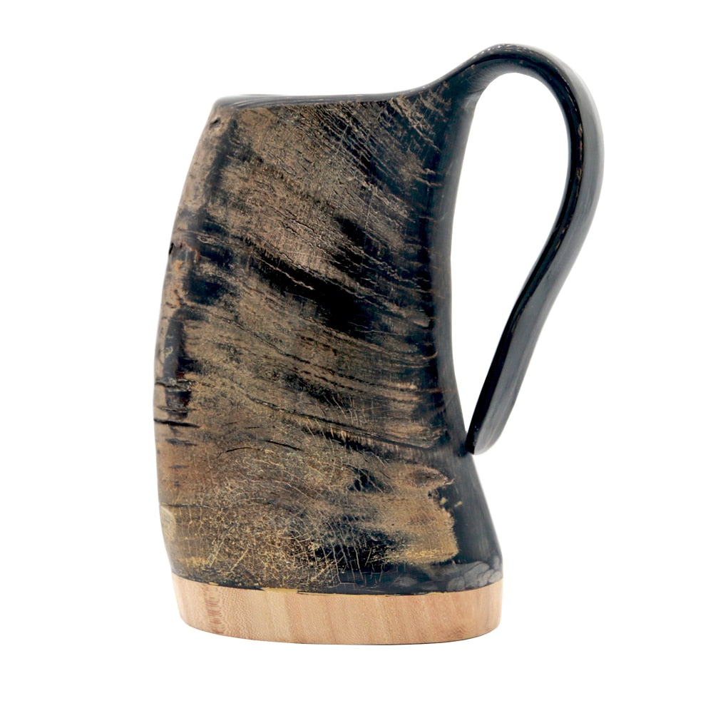Chope De Bière En Corne Noire
