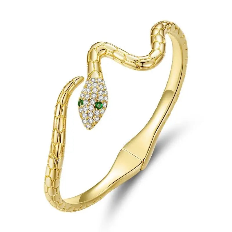 Bracelet Or Jaune Sillage Serpent