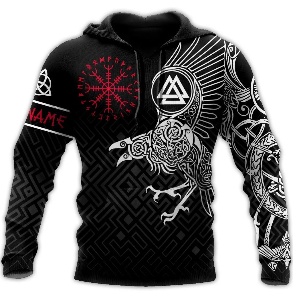 Sweat-shirt viking avec runes nordiques