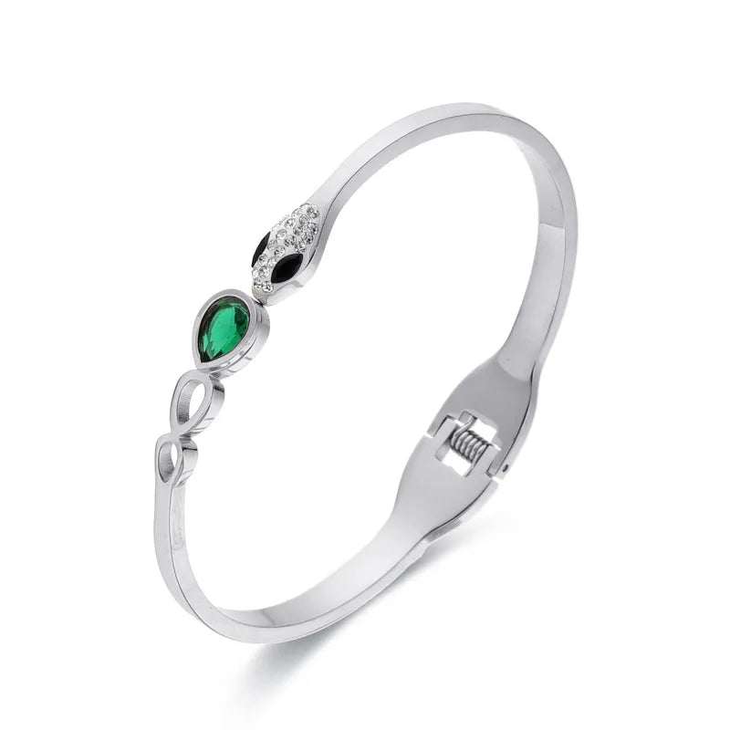 Bracelet Serpentine Argenté Sérénité