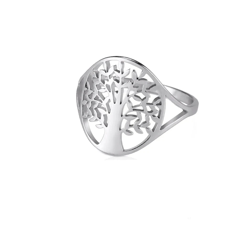 Bague Arbre de Clarté - Argentée