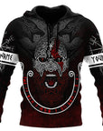 Sweat-shirt Viking Masque de Guerrier