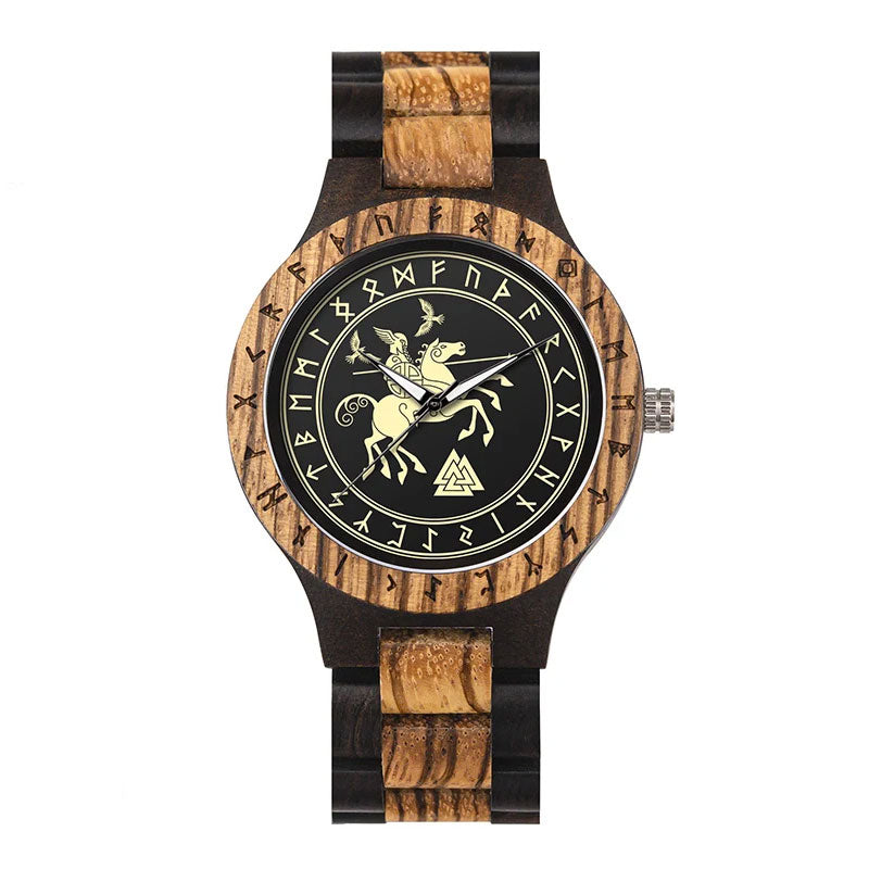 Montre Valknut en bois