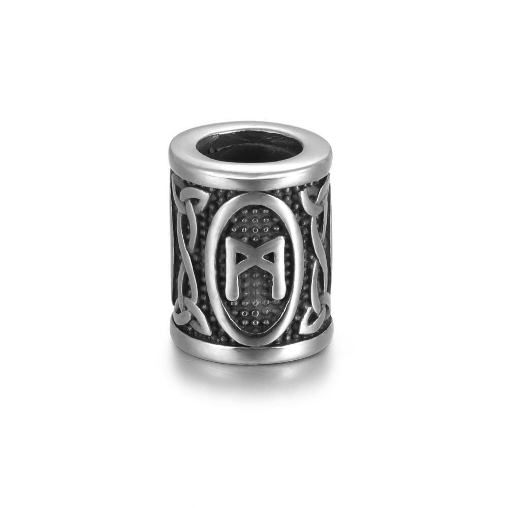 Perle En Acier Rune Mannaz Viking Shop