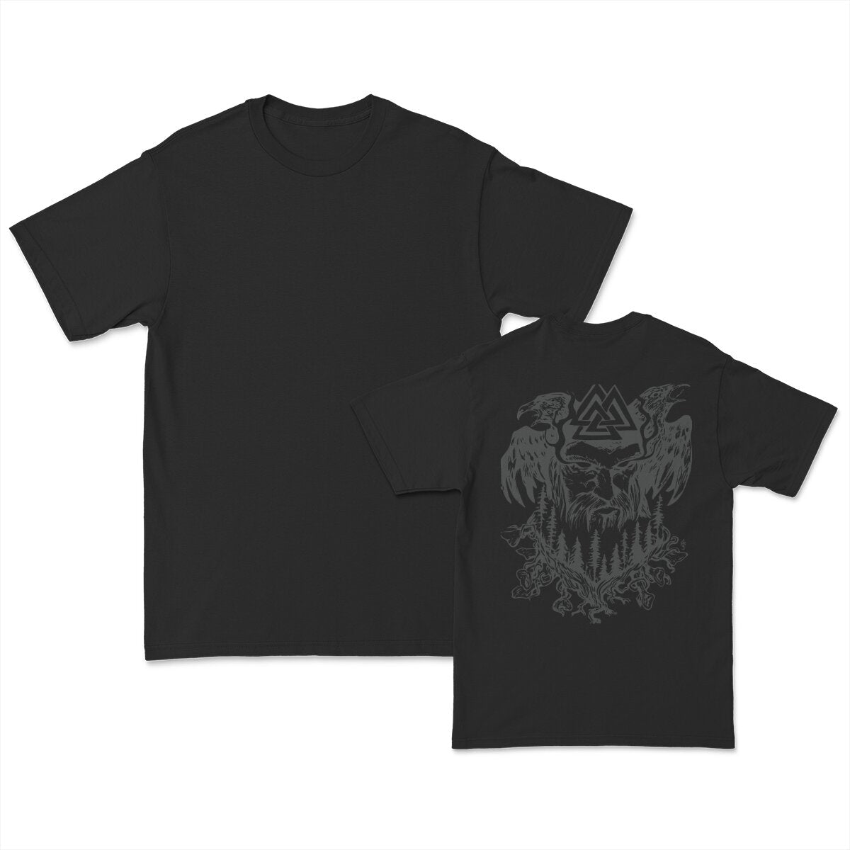 T-shirt Viking Odin Et Valknut