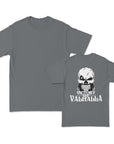 T-shirt Viking Valhalla Et Tête de Mort