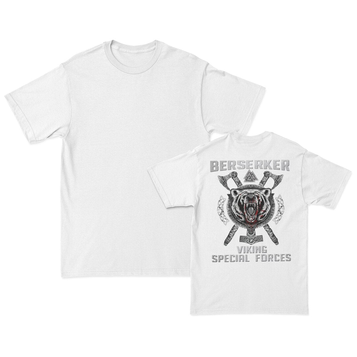 T-Shirt Viking Imprimé Berserker