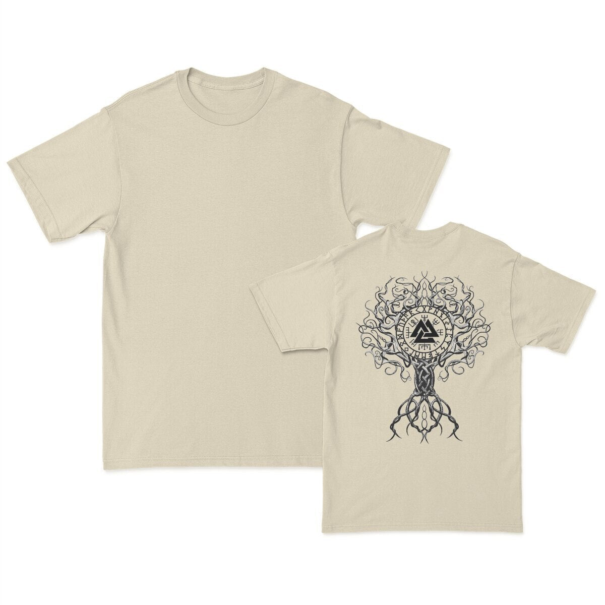 T-shirt Viking Arbre De Vie et Valknut