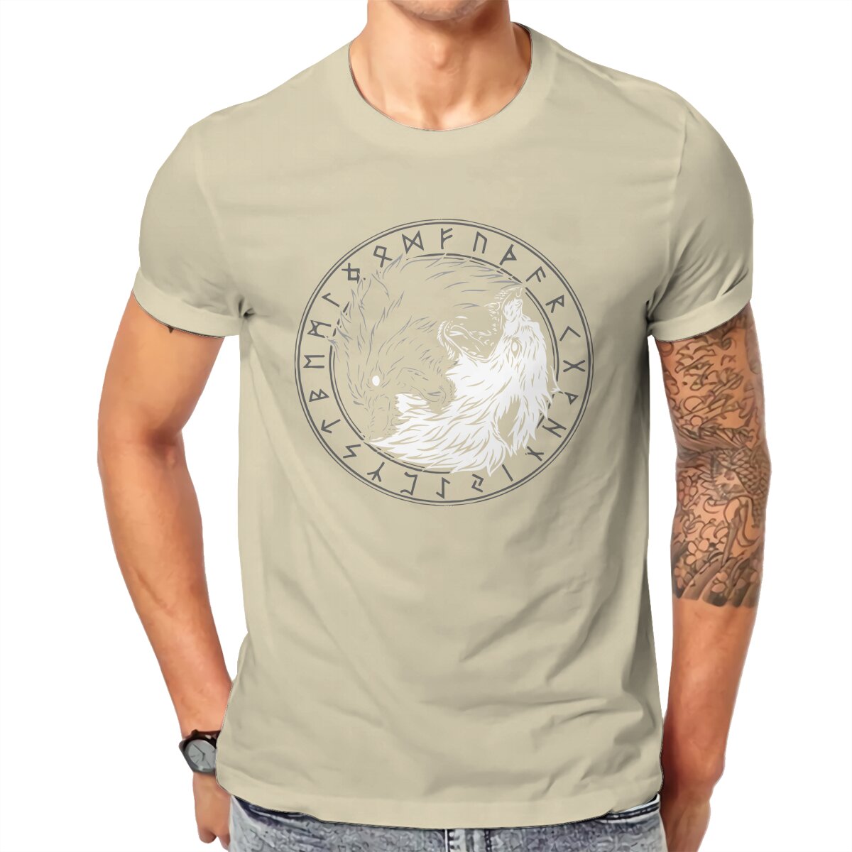 T-shirt Viking Loup