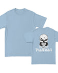 T-shirt Viking Valhalla Et Tête de Mort