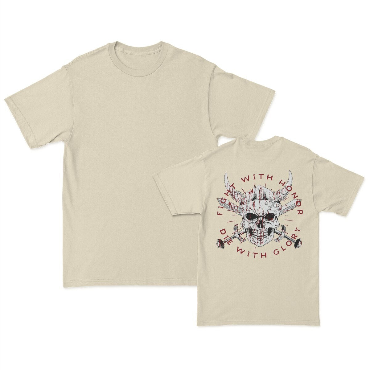 T-shirt Viking Crâne Nordique