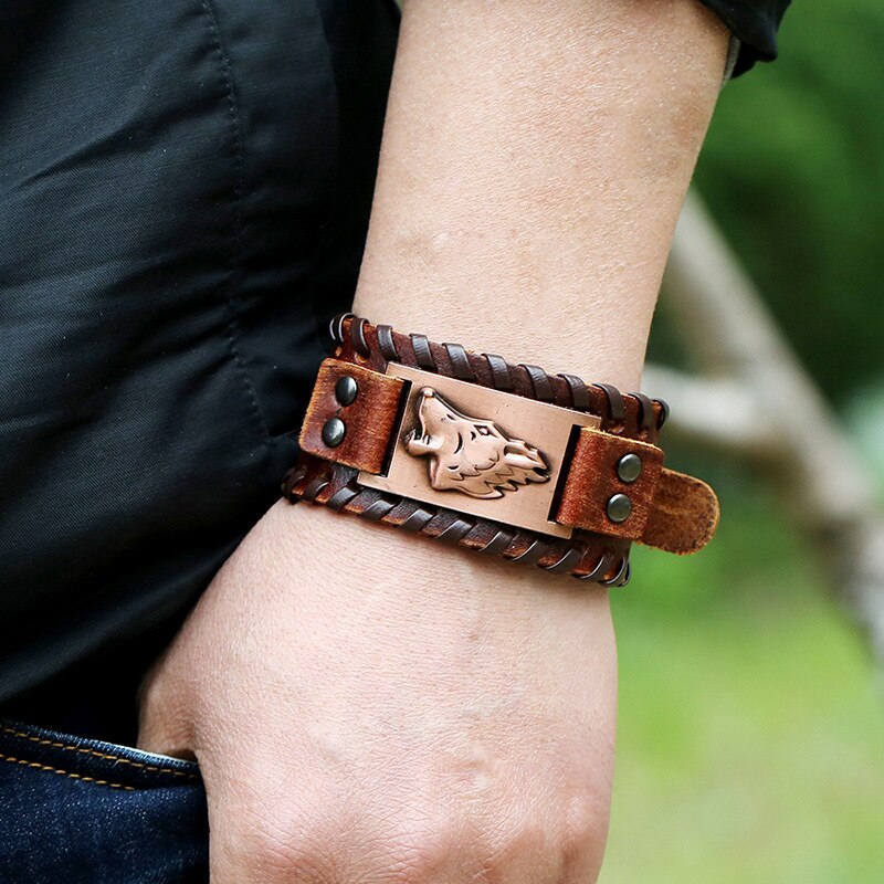 Bracelet Viking <br>Loup Fenrir</br> Viking Shop