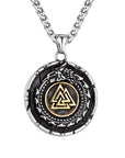 Collier Viking Serpent Et Valknut Viking Shop