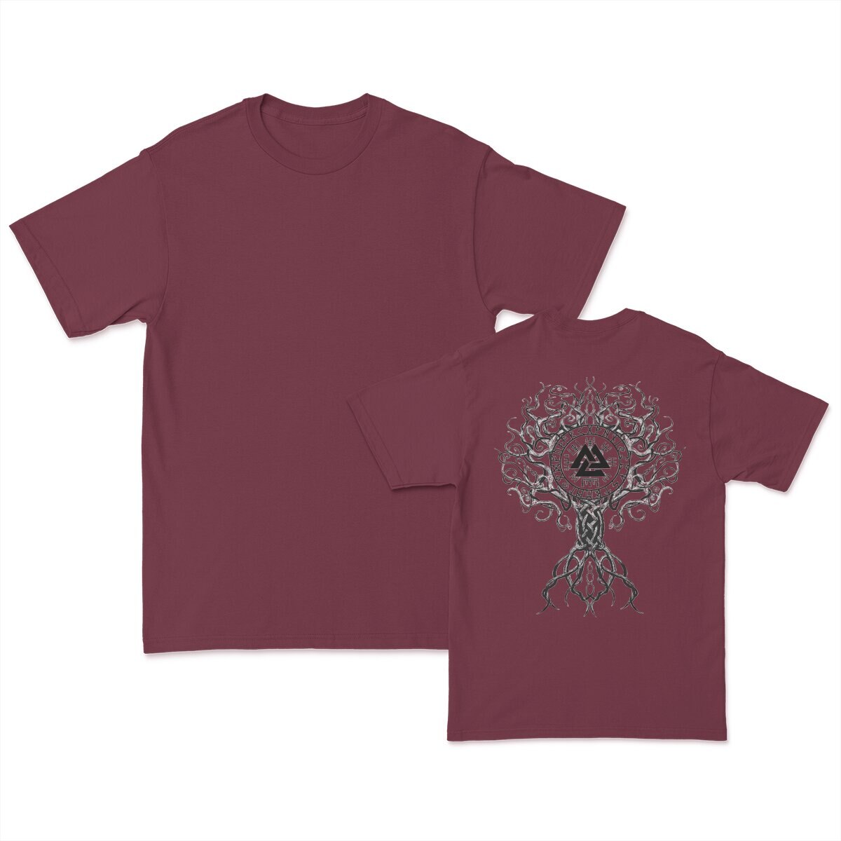 T-shirt Viking Arbre De Vie et Valknut