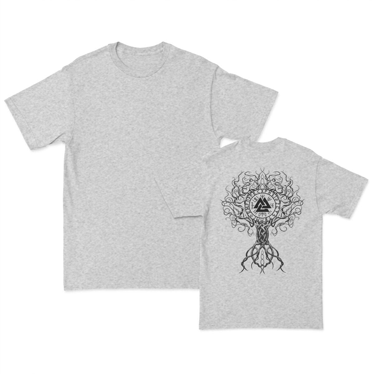 T-shirt Viking Arbre De Vie et Valknut