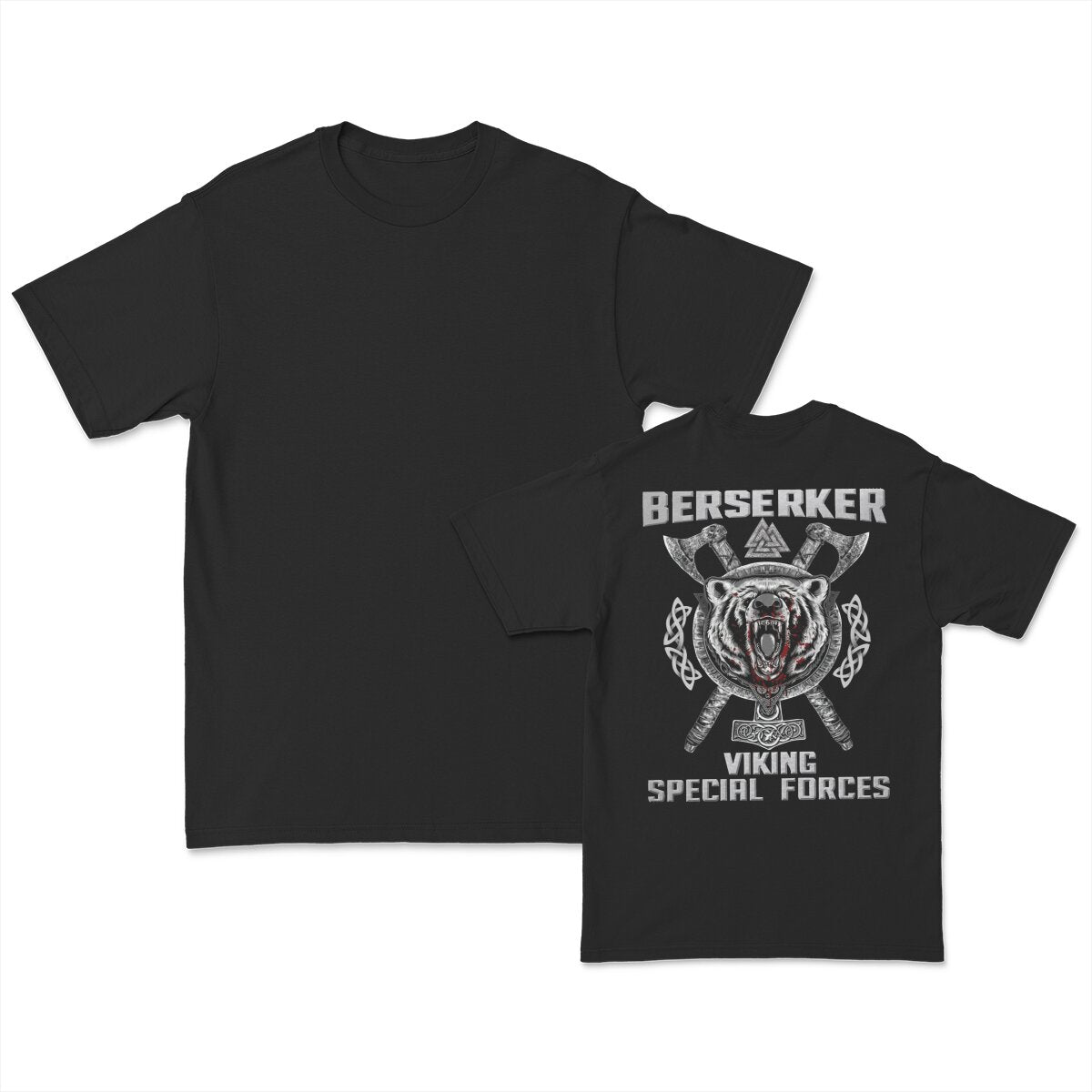 T-Shirt Viking Imprimé Berserker