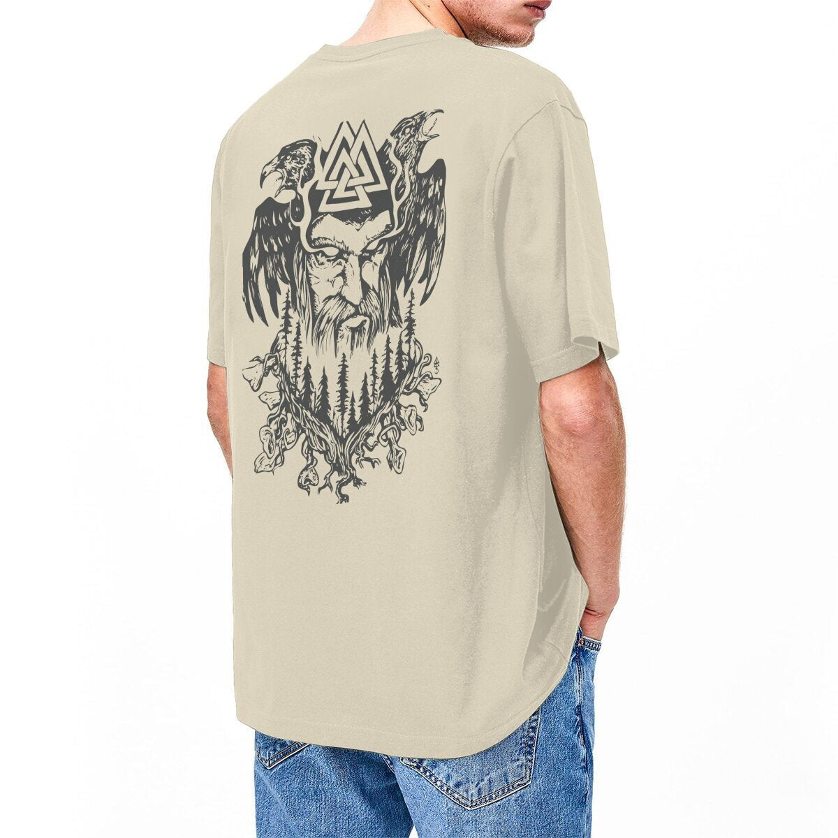 T-shirt Viking Odin Et Valknut