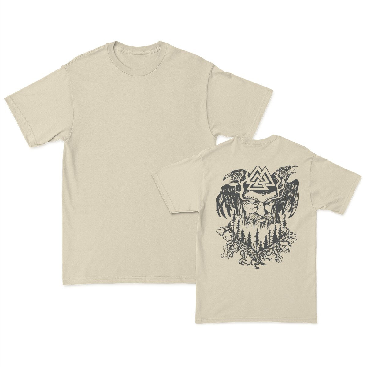T-shirt Viking Odin Et Valknut
