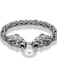 Bracelet Viking Têtes De Loup Fenrir Viking Shop