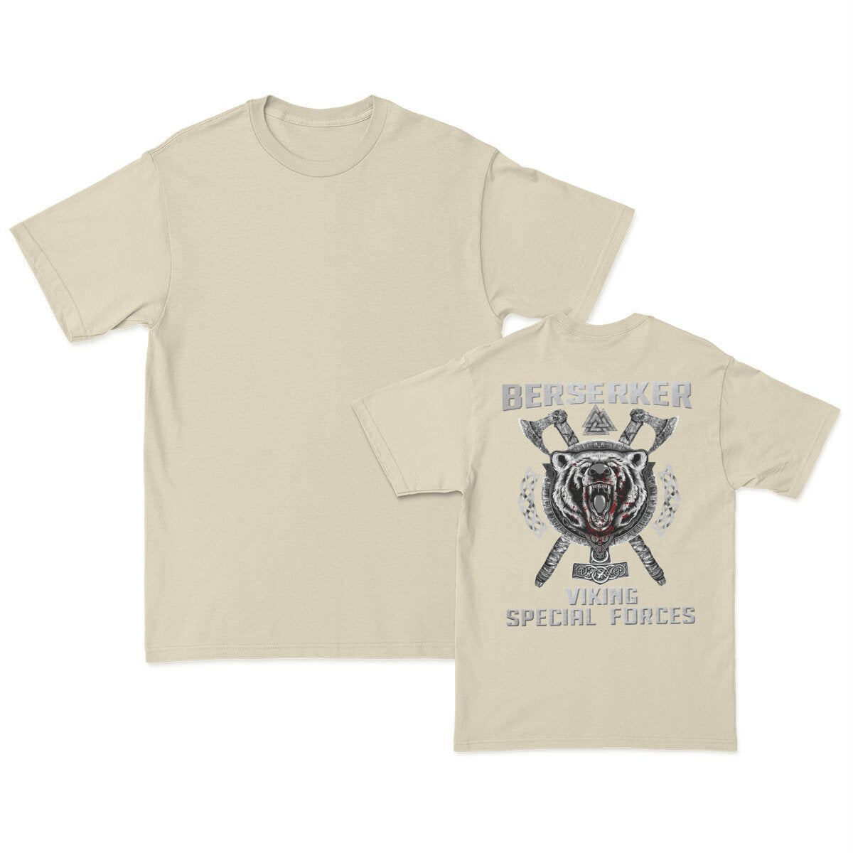 T-Shirt Viking Imprimé Berserker