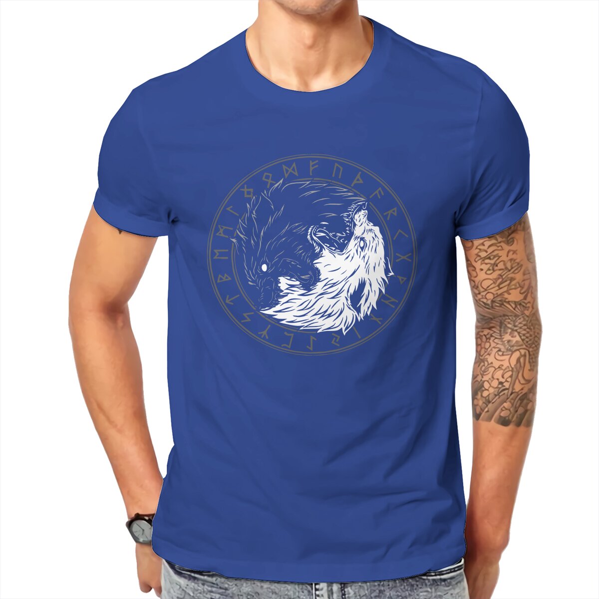 T-shirt Viking Loup