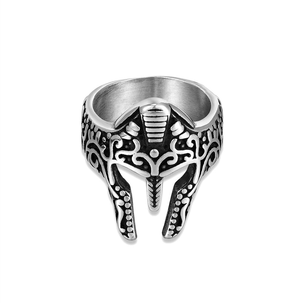 Bague Viking Casque Guerrier Viking Shop