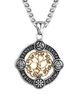 Collier Viking Arbre De Vie Et Runes Viking Shop