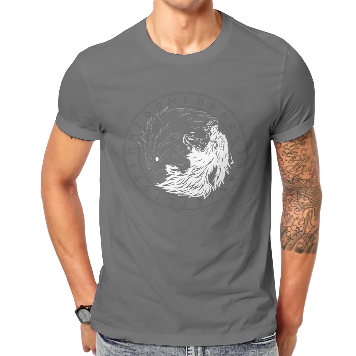 T-shirt Viking Loup
