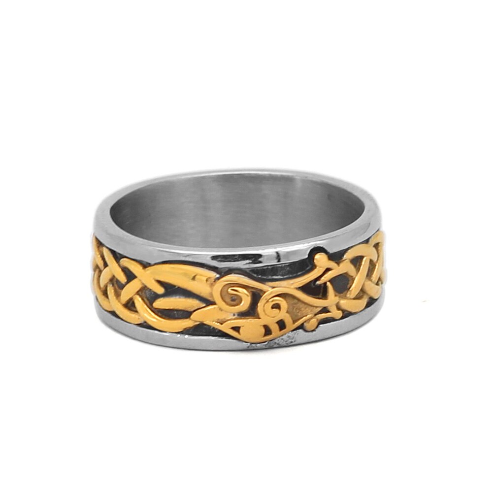 Bague Viking <br>Ouroboros Du Serpent Jormungand</br> Viking Shop
